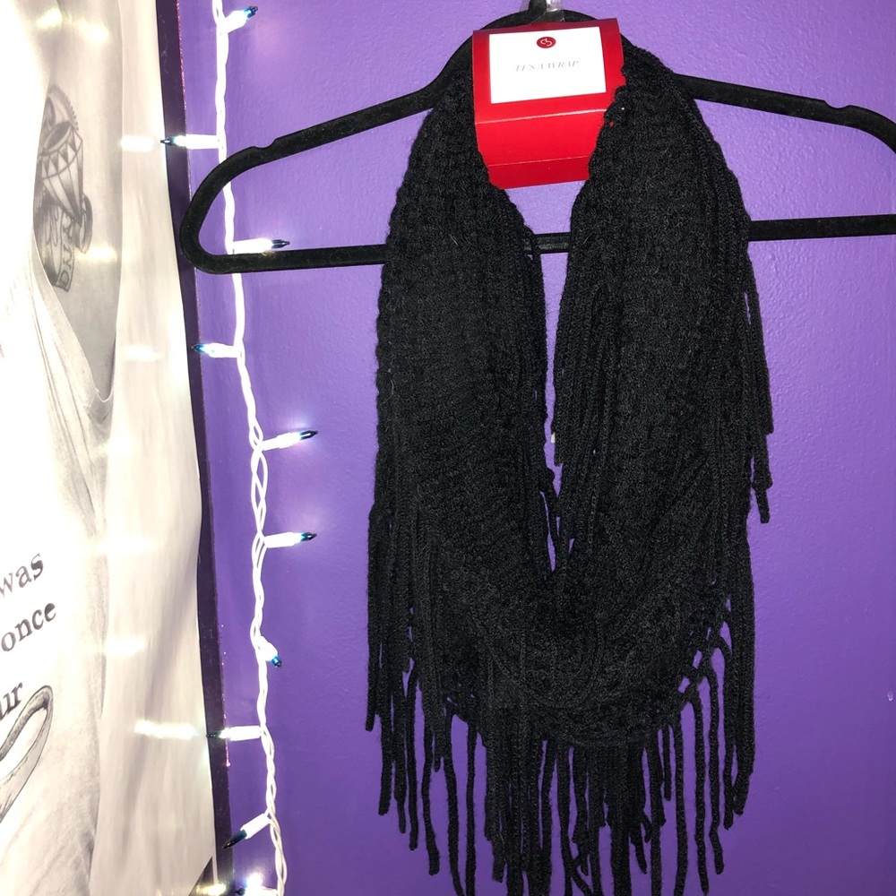 Black Winter Scarf